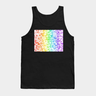 Rainbow splatter Tank Top